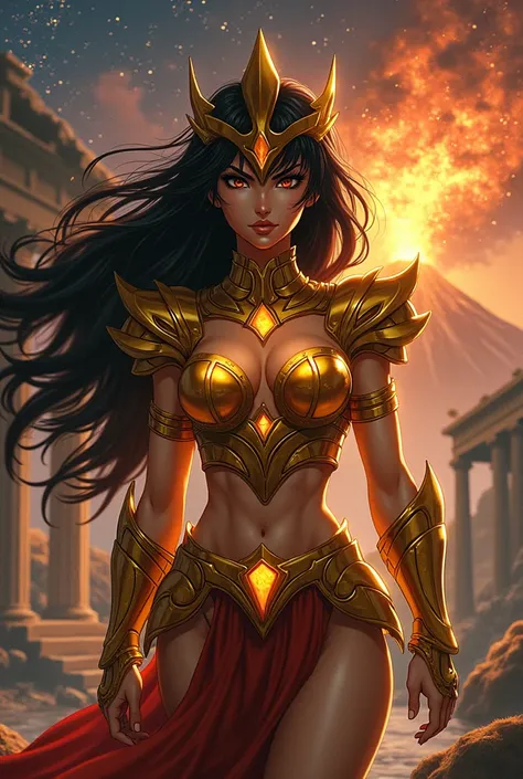 Masterpiece, Best Quality, Ultra-high Resolution, Realistic Skin Texture, Armor, Saintseiya, Female, (Photorealistic:1.4), High Resolution, Raw Photo, 1 Girl, Glowing Skin, (Skin Detail:1.2), Realistic Skin Texture, Better Lighting, Shine, Mecha Armor, Dra...