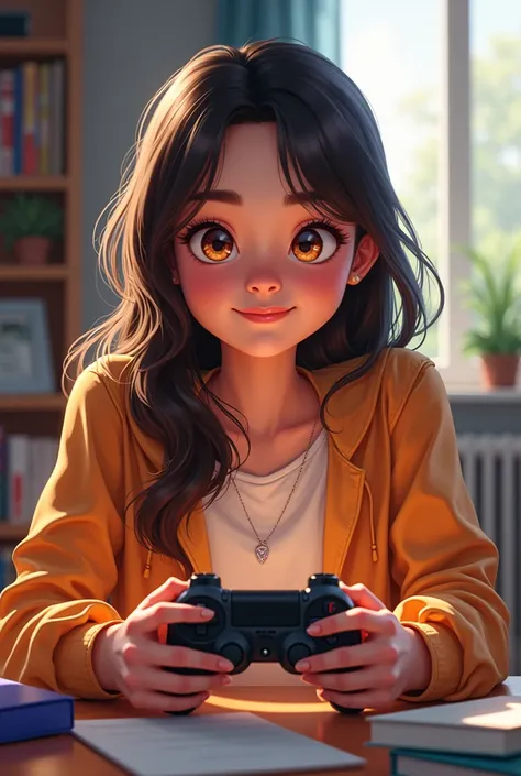 A beautiful young gamer who is also a childhood friend and classmate.。
