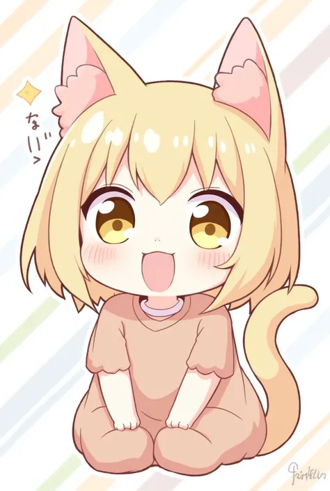 「Izumi-chan　meow」Please make it A3 size so it can be seen from a distance..