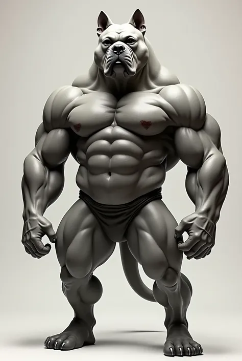 Dog  bodybuilder 