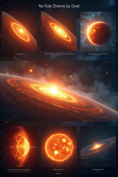 Step by step drawing of nebular hypothesis 