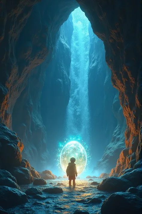 Benny is inside a hidden cave behind a waterfall. The cave’s walls are covered in glittering crystals that reflect the glowing light from a pulsating stone at the center. Ancient carvings of bears line the walls, telling tales of bravery and adventure. The...