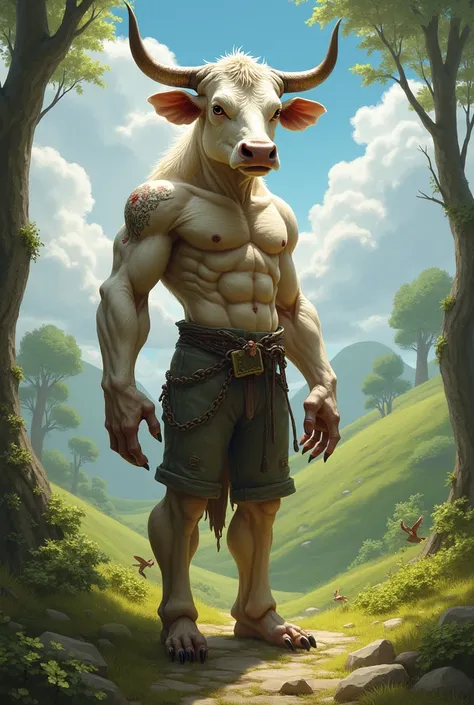 man and cow hybrid