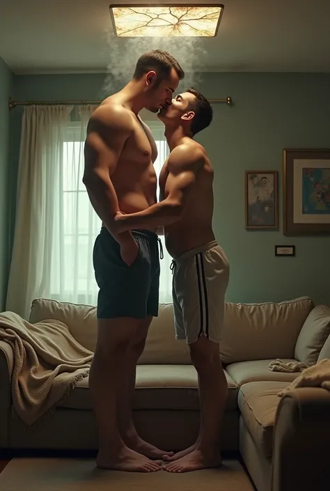 Chris evans sucking another mans willy on the couch. Realistic 4k Realism size difference head reaching on the ceiling size difference growing size Cracks the ceiling wearing tank top wearing swimming trunks size height difference kiss tall adult male big ...