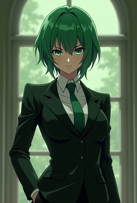 Tatsumaki in one punch man,in married suit