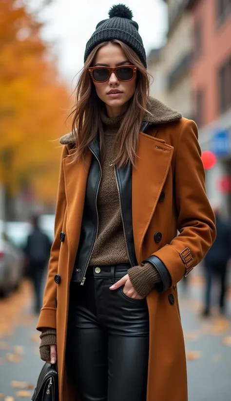 stylish outfit for autumn, Street style