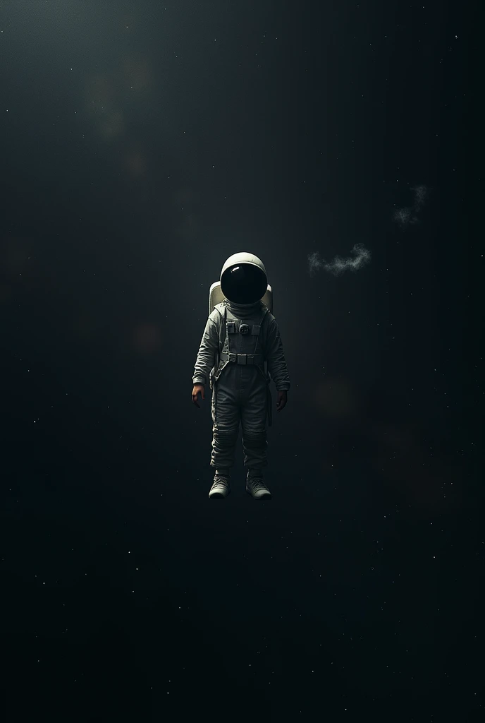 Alone boy in space 