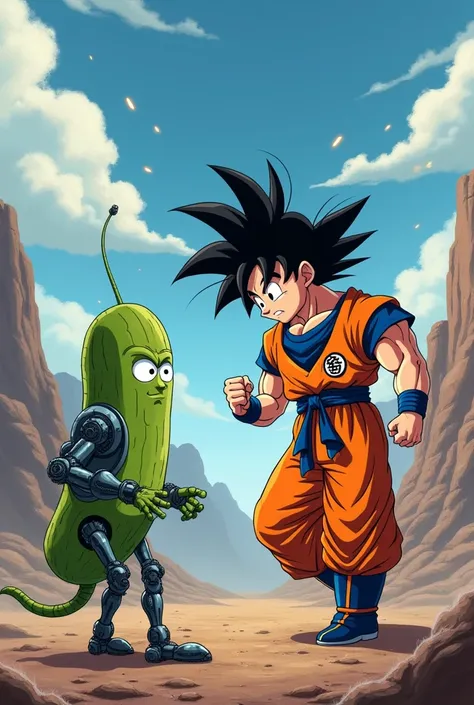 Goku vs Pickle Rick