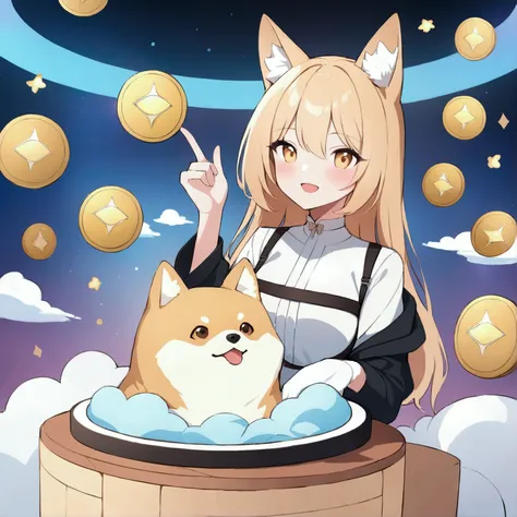 DOGE Coin、CryptoCommunity、AI Art、beautiful、universe、Metaverse、cool、Nft 、game、music、trend、Telegram sign