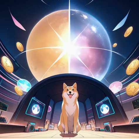 DOGE Coin、CryptoCommunity、AI Art、beautiful、universe、Metaverse、cool、Nft 、game、music、trend、Telegram sign