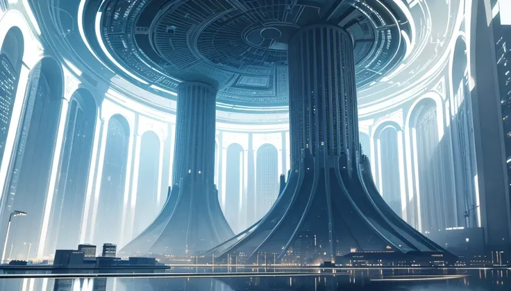  Describing a Utopian World, Science Fiction, Magnificent buildings, Otherworldly, peaceful