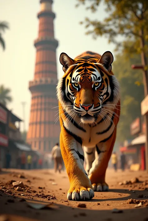 Tiger near Hyderabad charminar