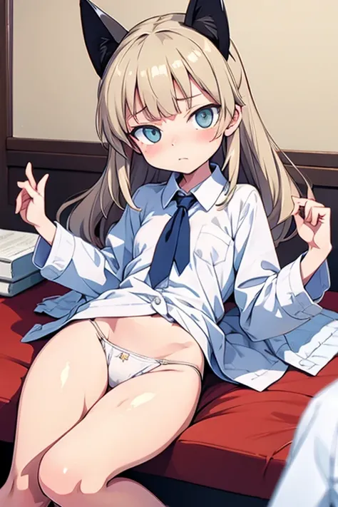 Strike Witches,White underwear,