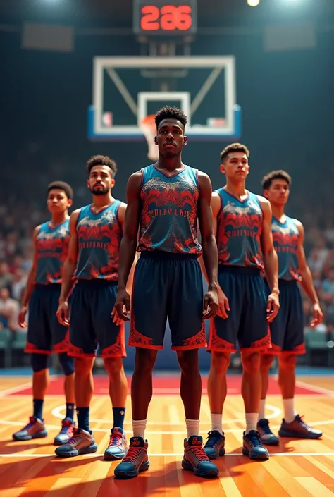 You can create a basketball team kit with this image