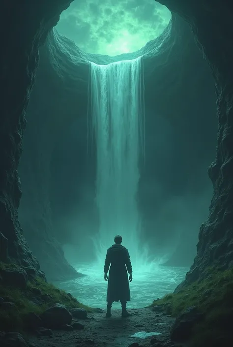 The mysterious voice from the well echoes again, offering Lucas a way out in exchange for renouncing every wish he made. Lucas, now transformed by repentance, accepts the proposal. Light begins to fill the well, and it is brought back to the surface.