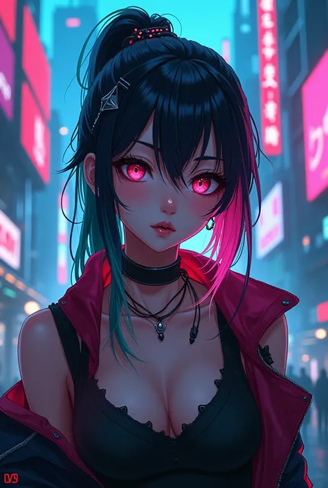 cyberpunk anime girl
