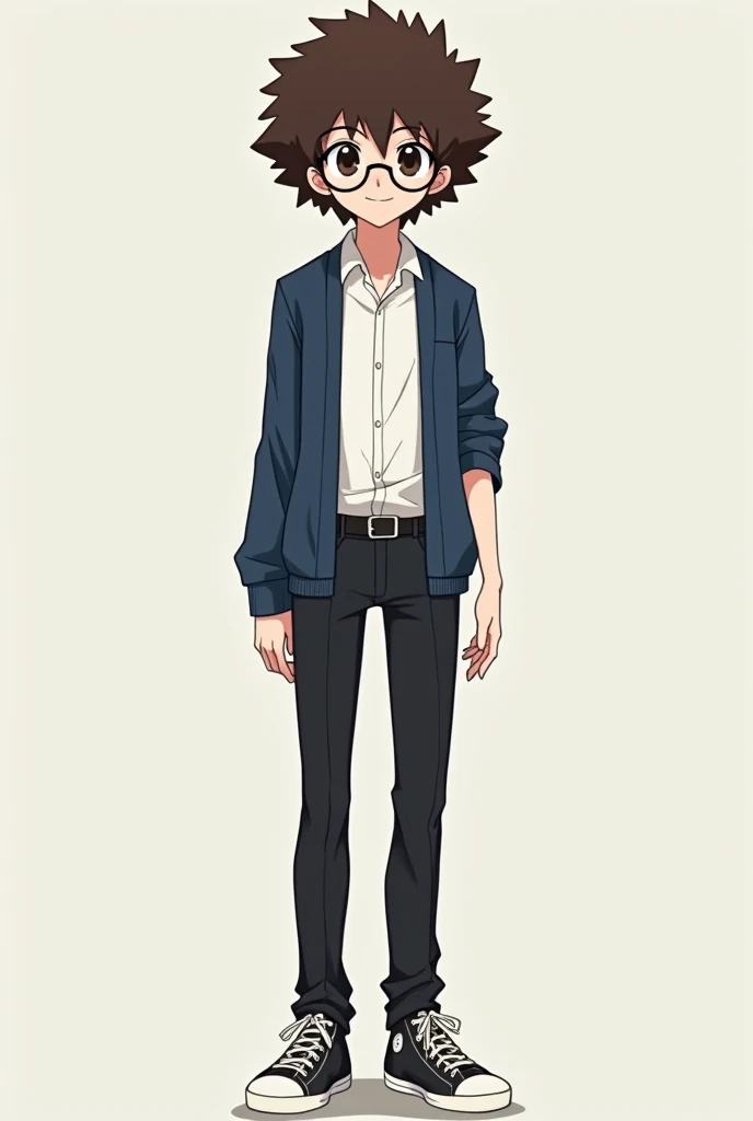 Senpai is a very tall, gangling, and angular build high schooler with a well-defined chin and curly, "fluff-like" brown hair, often compared to a sheeps fleece.[13] He has an extremely pale and delicate complexion - so much that he gets sunburnt easily[14]...