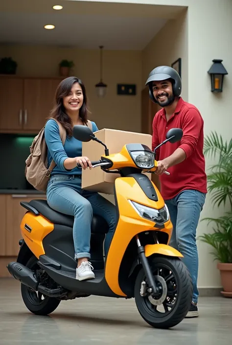 Flipkart order of scooty 