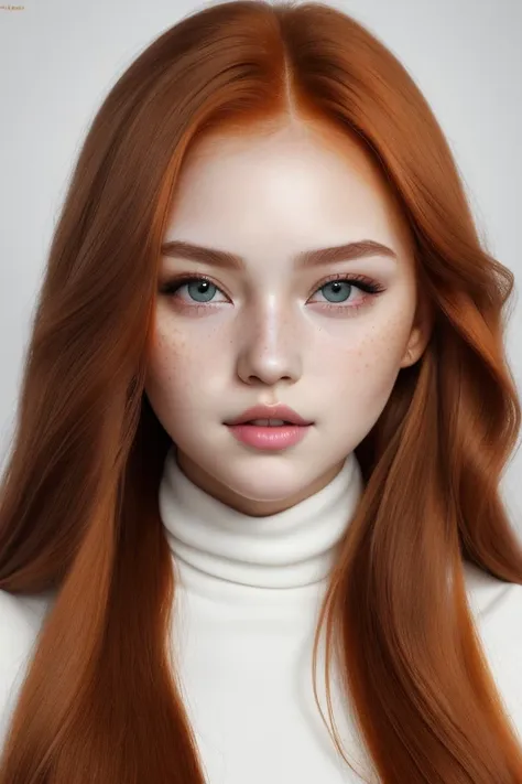 (((ginger hair))):1.2, 1girl inspired by vampire legend, long hair, blue eyes, beautiful, gorgeous, pale hair, detailed backgrou...