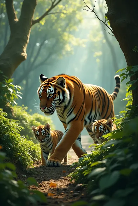 ---


*

*Visual: Shots of healthy tiger cubs playing, a tiger stalking its prey, and the landscape of a vibrant, thriving forest
---