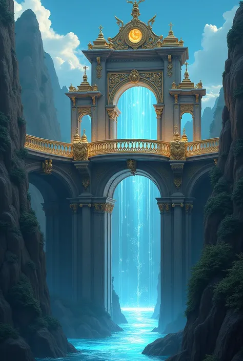 bridge between the worlds, magnificent, close up, details, sharp focus, elegant, highly detailed, illustration, intricate, beautiful, Trending artstation, pixiv, digital Art, by Jordan Grimmer and greg rutkowski, WLOP, Studio Ghibli,