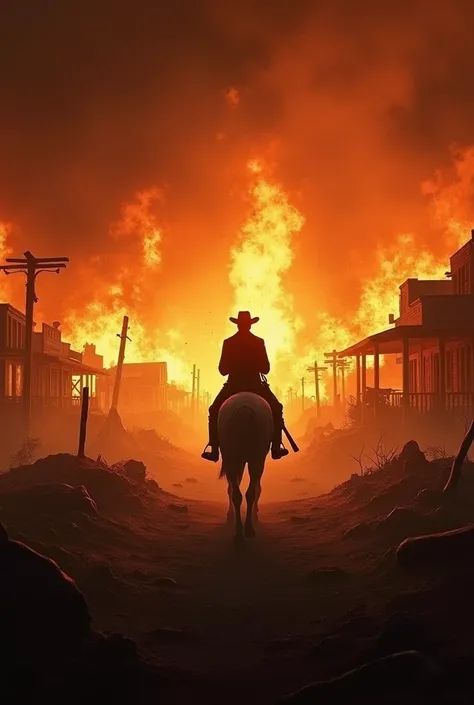 red dead redemption on fire everything destroyed revolts happen