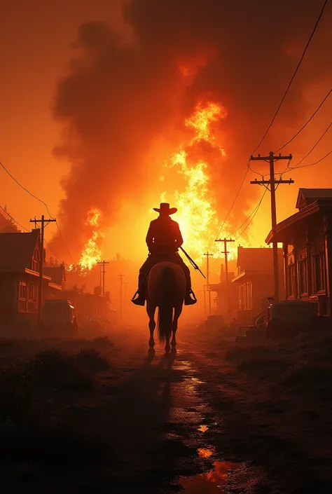 red dead redemption on fire everything destroyed revolts happen