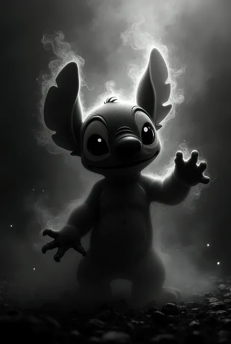  stich smoke black and withe