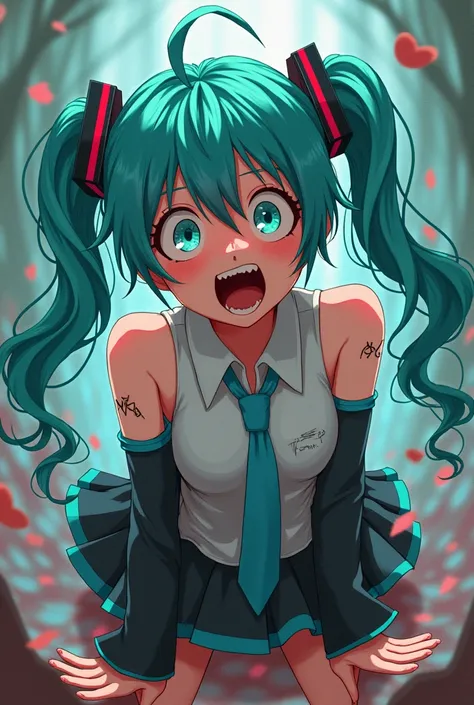 Animated insane Hatsune Miku