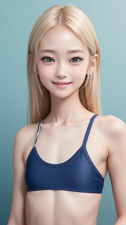 ((sfw:1.5)),((sfw:1.5)),((sfw:1.5)),((sfw:1.5)),((from4/5above:1.5)),((Upper Body:1.5)) Korean Asian Teenager Photos、((Beautiful and cute idol girl:1.5))、Platinum Blonde Hair、11yo,((Narrow small eyes:1.2))、Thin face、Thin neck、((Slim body)),((skinny):1.5),(...