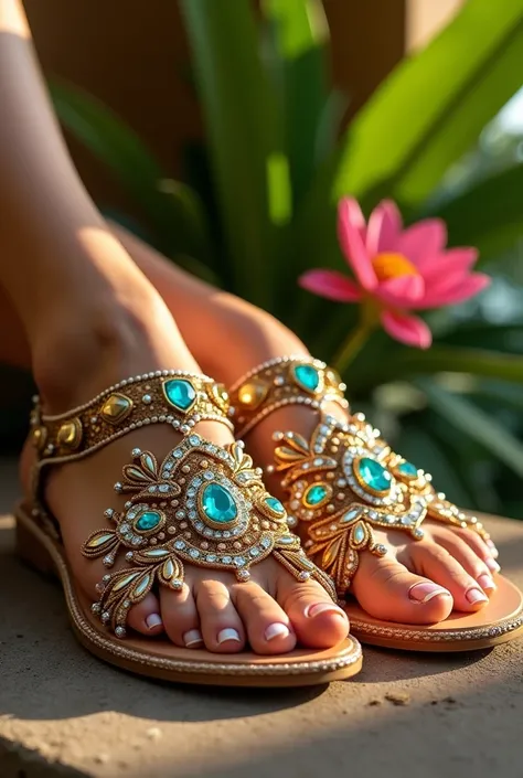 extravagant flat sandals 