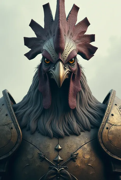 photo of the head of a giant rooster with armor and warrior 1080x1080

