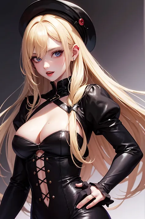 a vampire Blonde girl