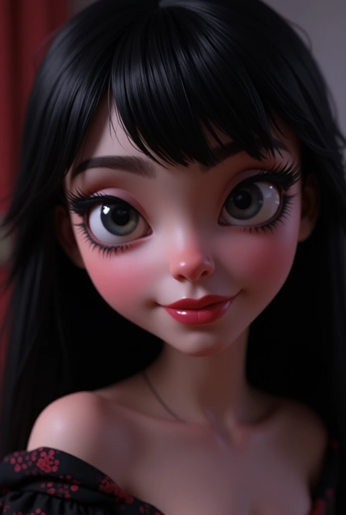 Mavis (from the movie Hotel Transylvania, sexly, closeup, 