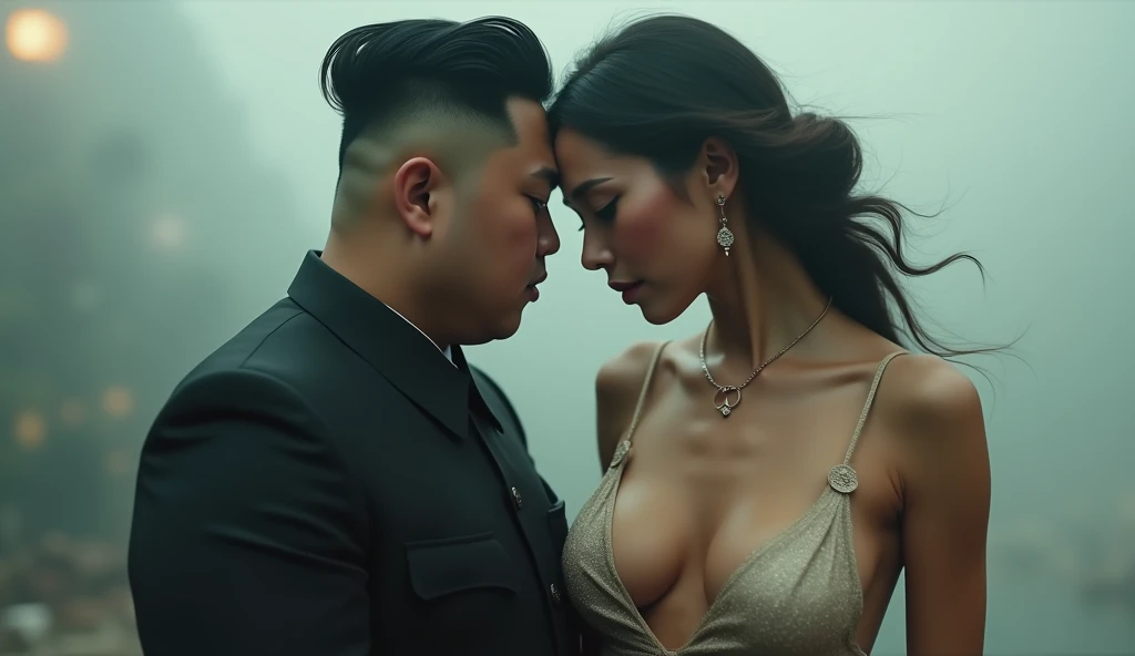 Kim jong UN with sexy girl