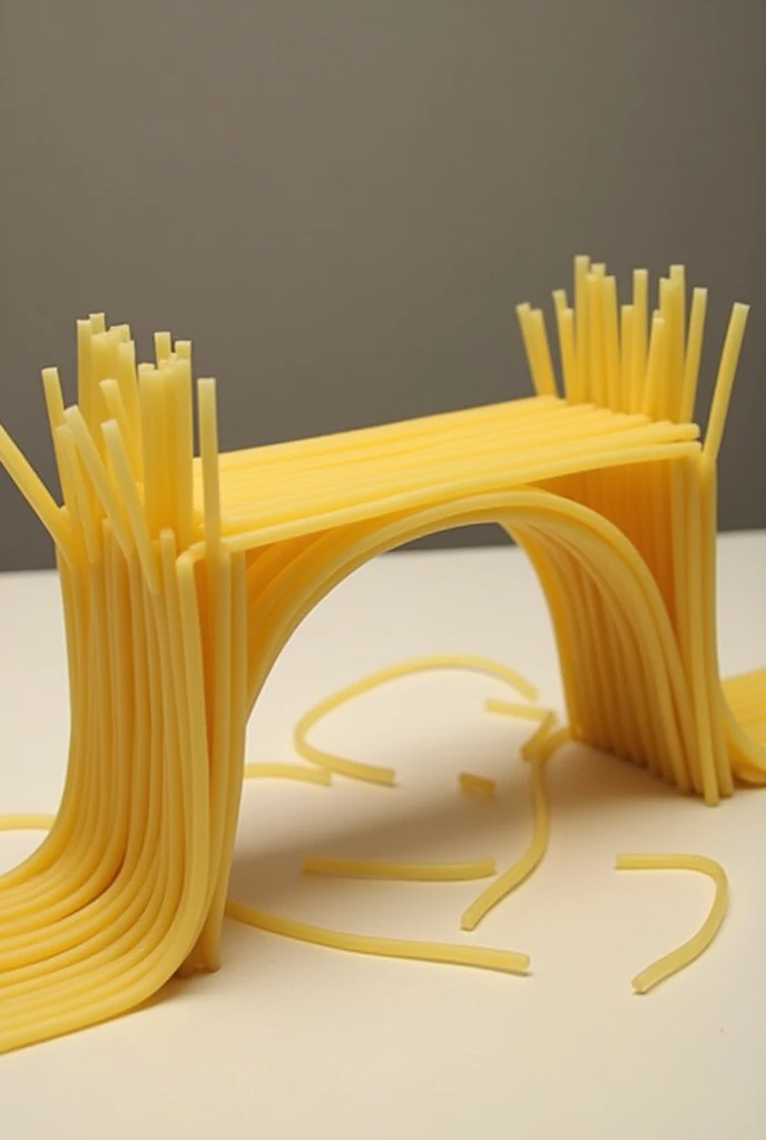 Build a very simple uncooked spaghetti bridge project