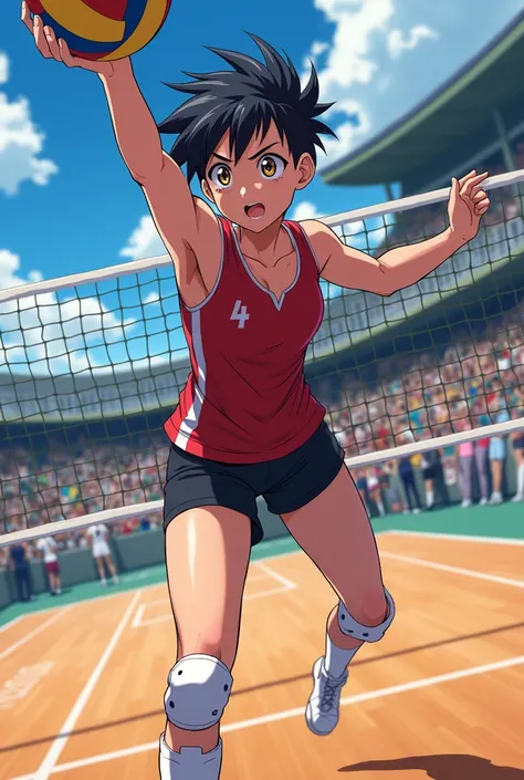 Anime volleyball player