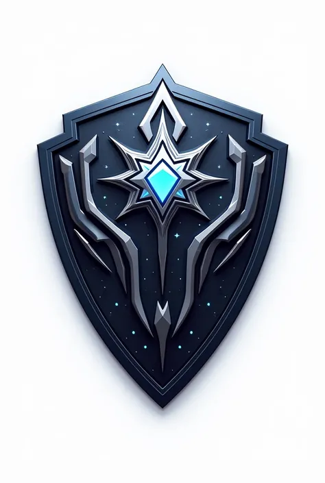 a written team shield "the Galactics" com fundo branco