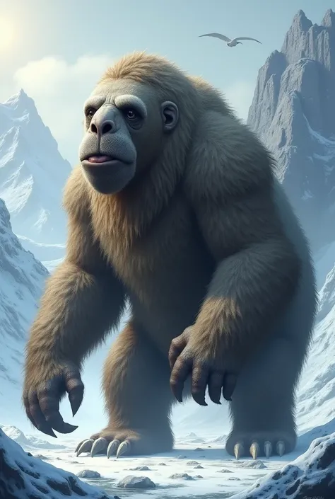 Create the image of the ice age sloth
