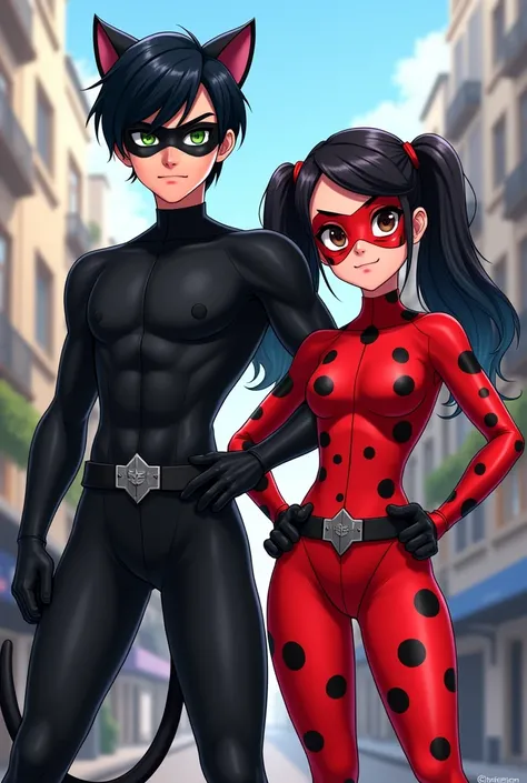 Catnoir ladybug asian human version 