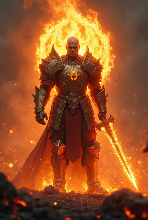 Fire Knight and his symbol 