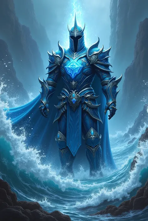 Water Knight and his symbol 