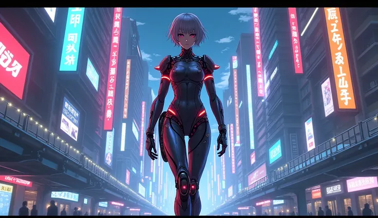 cyborg,cyberpunk ,アニメ