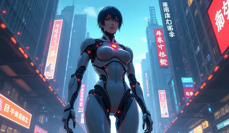 cyborg,cyberpunk ,アニメ