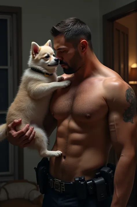 Dog, police, nsfw, gay cute, bara