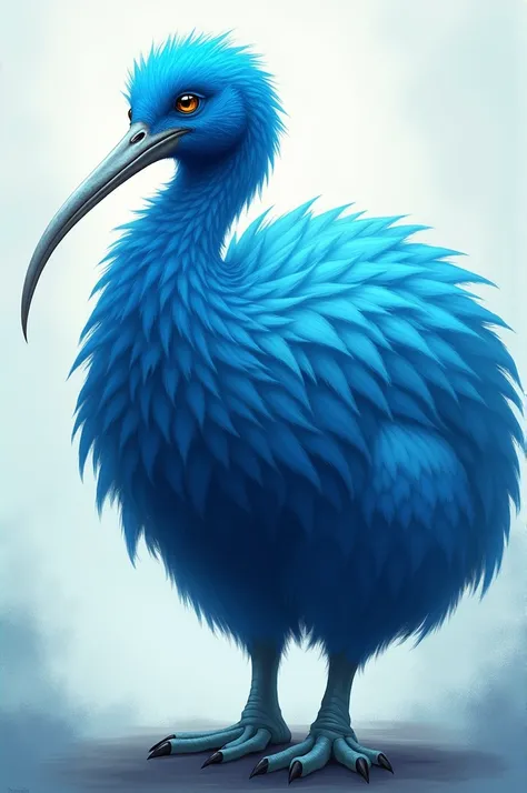 Ave Kiwi azul 