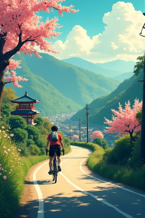 Cicycling in japan