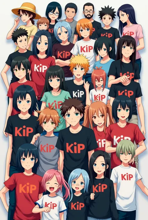 Top 20 Anime wearing tshirt saying kip 