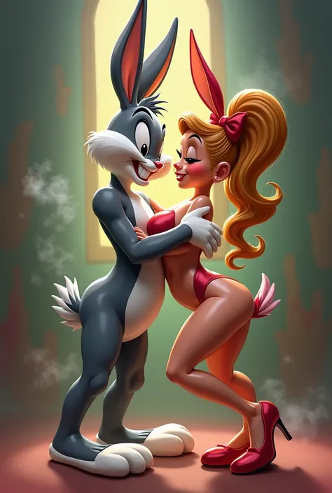 Bugs Bunny penetrando a Lola Bunny