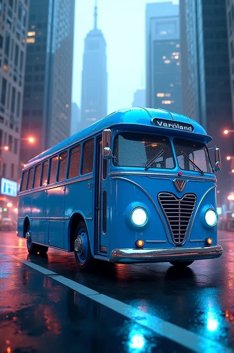 Blue bus